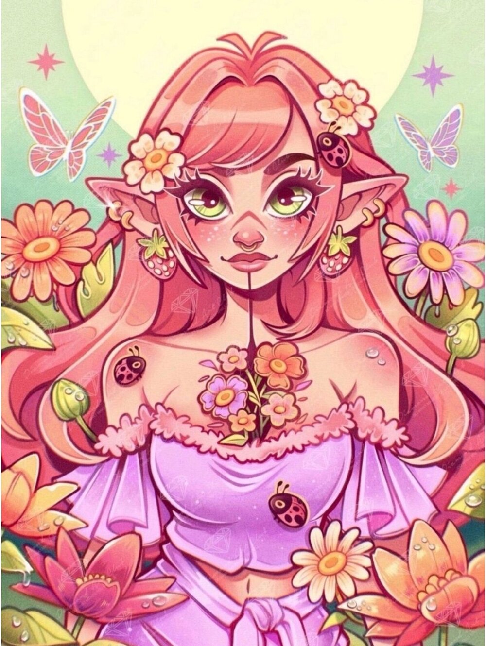 Spring Elf by MrsButterD - Diamond Art Club